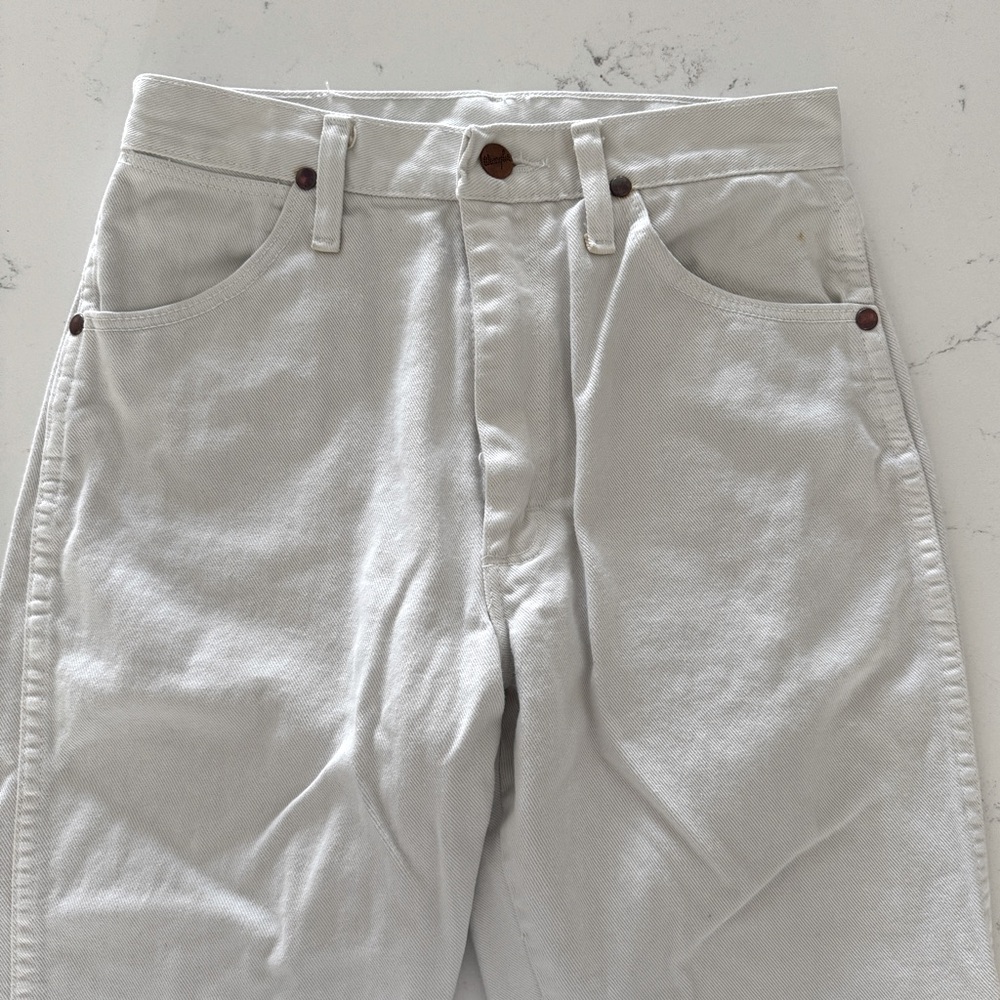 Wrangler Women’s Cowboy Cut Slim Fit Jeans 14MWZWH – White - 7x34